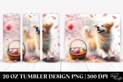 Dog Tumbling Spring Petals | 20 Oz Tumbler Product Image 1