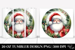 Simple Christmas Santa Tumbler Product Image 1