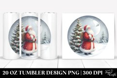 Simple Christmas Santa Tumbler Product Image 1