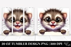 Crazy Looking Mink | 20 Oz Tumbler Product Image 1