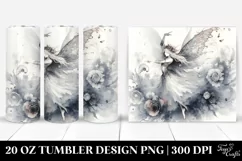 Gothic Fairy Dancing, Transparent 20 Oz Tumbler Product Image 1