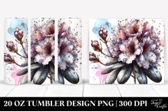 Detailed Shiny Rhododendron | 20 Oz Tumbler Product Image 1