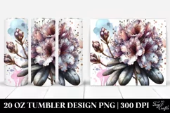 Detailed Shiny Rhododendron | 20 Oz Tumbler Product Image 1