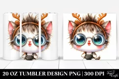 Baby Kitten with Crazy Haircut PNG Product Image 1