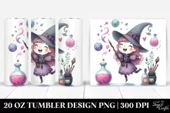 Excited Witch Magic Potion Tumbler | 20 oz Tumbler Product Image 1