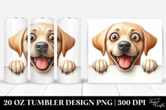 Crazy Looking Labrador Retriever | 20 Oz Tumbler Product Image 1