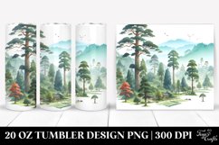 Simple Sequoia Clipart | 20 oz Tumbler Product Image 1