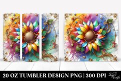 Colorful Sunflower | 20 Oz Tumbler Product Image 1