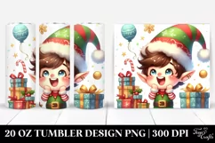 Cute Watercolor Elf 20 Oz Tumbler Product Image 1