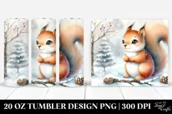 Cute Baby Squirrel 20 Oz Tumbler Product Image 1