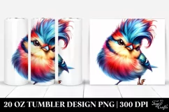 Cute Baby Bird Posing | 20 oz Tumbler Product Image 1