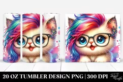 Cute Baby Cat with es, Transparent PNG Product Image 1