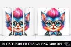 Cute Baby Cat with es, Transparent PNG Product Image 1