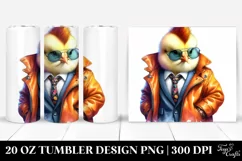 Cute Baby Chicken Posing | 20 oz Tumbler Product Image 1