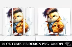 Cute Baby Chicken Model | 20 oz Tumbler Product Image 1