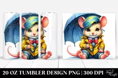 Cute Baby Mouse Sitting | 20 oz Tumbler Product Image 1