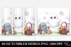 Cute Ghost Digital Art | Tshirt|Tumbler|Mug|Clipart Product Image 1