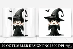 Cute Witch Halloween Clipart, High-Res PNG Product Image 1