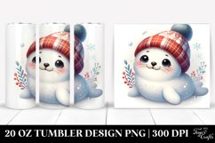 Cute Baby Seal Clipart 20 Oz Tumbler Product Image 1