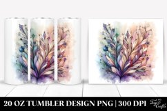 Pastel Wooden Lavender | 20 oz Tumbler Product Image 1