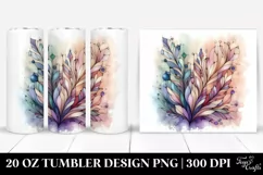 Pastel Wooden Lavender | 20 oz Tumbler Product Image 1