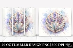 Pastel Wooden Lavender | 20 oz Tumbler Product Image 1