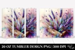 Pastel Wooden Lavender | 20 oz Tumbler Product Image 1