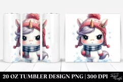 Angry Baby Unicorn 20 Oz Tumbler Product Image 1