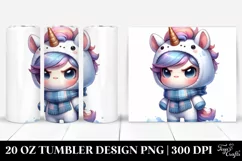 Angry Baby Unicorn 20 Oz Tumbler Product Image 1