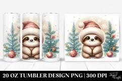 Cute Baby Sloth Clipart 20 Oz Tumbler Product Image 1
