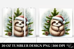 Cute Baby Sloth Clipart 20 Oz Tumbler Product Image 1