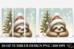 Cute Baby Sloth Clipart 20 Oz Tumbler Product Image 1