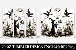 Vintage Halloween with Sorcerer | 20 oz Tumbler Product Image 1