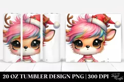 Expressive Deer with Crazy Haircut, Transparent PNG Product Image 1