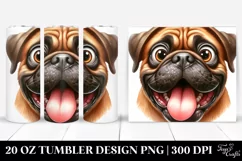 Funny Crazy Looking Bullmastiff | 20 Oz Tumbler Product Image 1