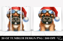 Rhodesian Ridgeback with Christmas Accessories, High-Quality Product Image 1