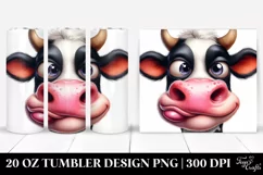 Funny Cow Portrait Big Goofy Smile Disrespectful Product Image 1