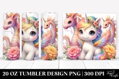 Cute Baby Unicorn Snapdragon | 20 oz Tumbler Product Image 1