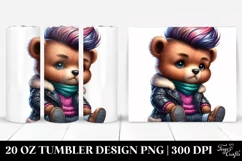 Cute Baby Bear Winter Dressed | 20 oz Tumbler Product Image 1