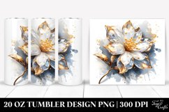 Shiny Jasmine Golden Tumbler Product Image 1
