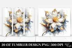 Shiny Jasmine Golden Tumbler Product Image 1