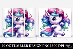 Funny Baby Unicorn Drawing, High-Quality Clipart Product Image 1