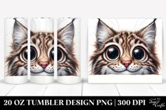 Cute Crazy Lynx Watercolor | 20 Oz Tumbler Product Image 1