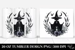 Gothic Witch Clipart 20 Oz Tumbler Product Image 1