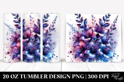 Glossy Lobelia Metallic Tumbler Product Image 1
