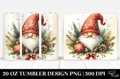 Vintage Christmas Gnome PNG Product Image 1