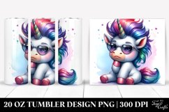Cute Baby Unicorn Sitting | 20 oz Tumbler Product Image 1