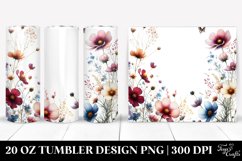 Centered Wildflowers | 20 Oz Tumbler Product Image 1