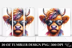 Goofy Highlandcow PNG Product Image 1