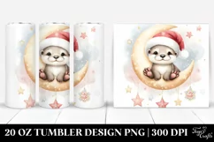 Pastel Baby Otter | 20 oz Tumbler Product Image 1